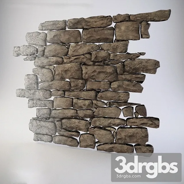 Stone Fence 3D Model Download