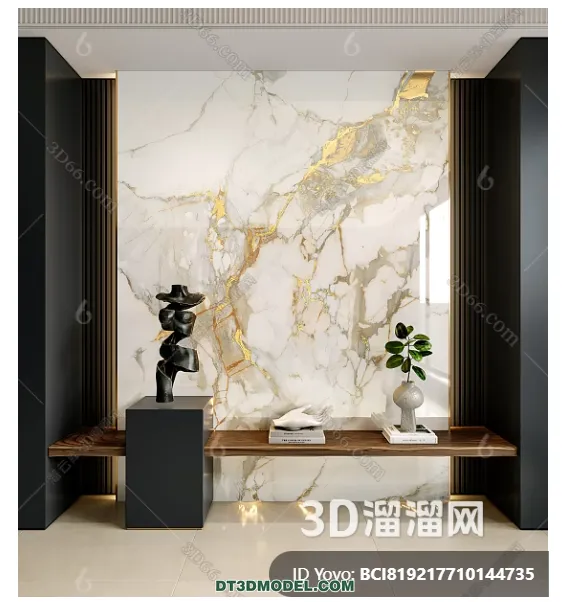 Stone for Interior Decoration - 3DS Max Models - 001