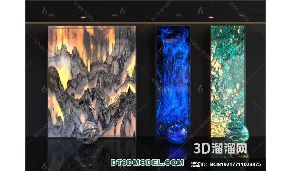 Stone for Interior Decoration - 3DS Max Models - 005