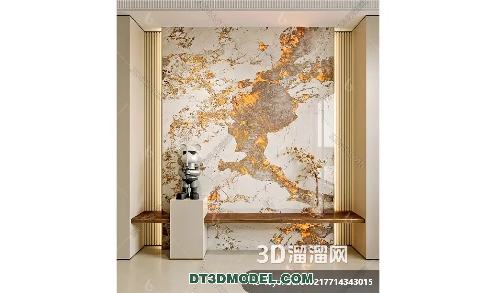 Stone for Interior Decoration - 3DS Max Models - 013