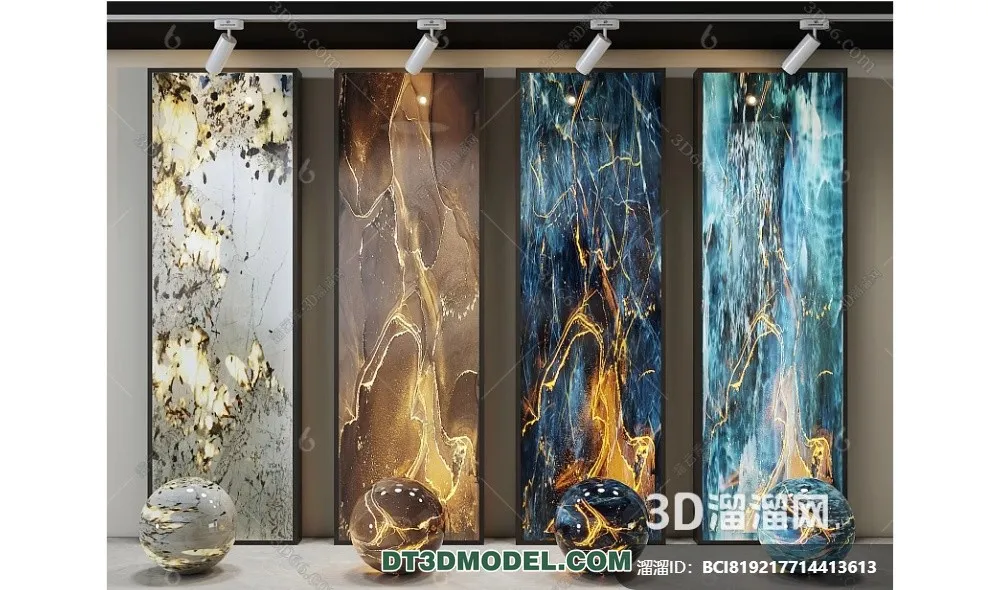 Stone for Interior Decoration - 3DS Max Models - 014