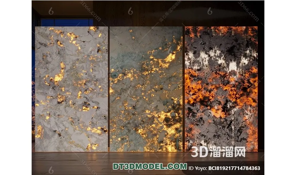 Stone for Interior Decoration - 3DS Max Models - 016