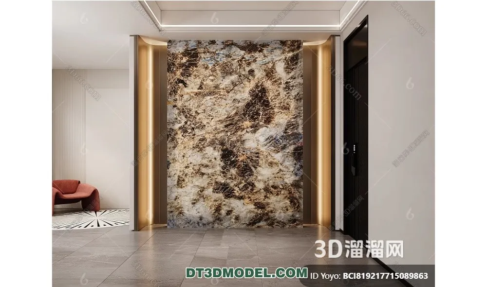 Stone for Interior Decoration - 3DS Max Models - 017