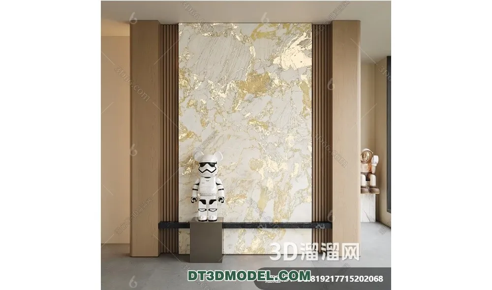 Stone for Interior Decoration - 3DS Max Models - 018