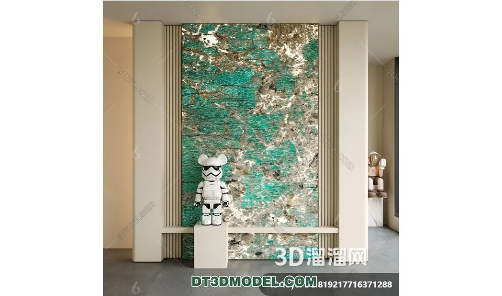 Stone for Interior Decoration - 3DS Max Models - 022