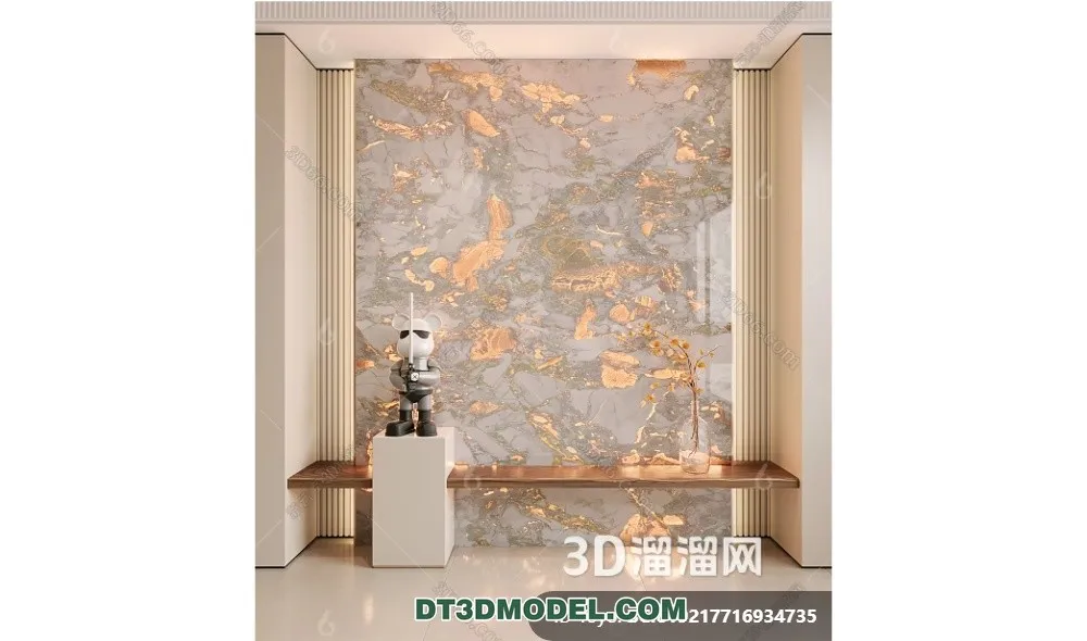 Stone for Interior Decoration - 3DS Max Models - 026