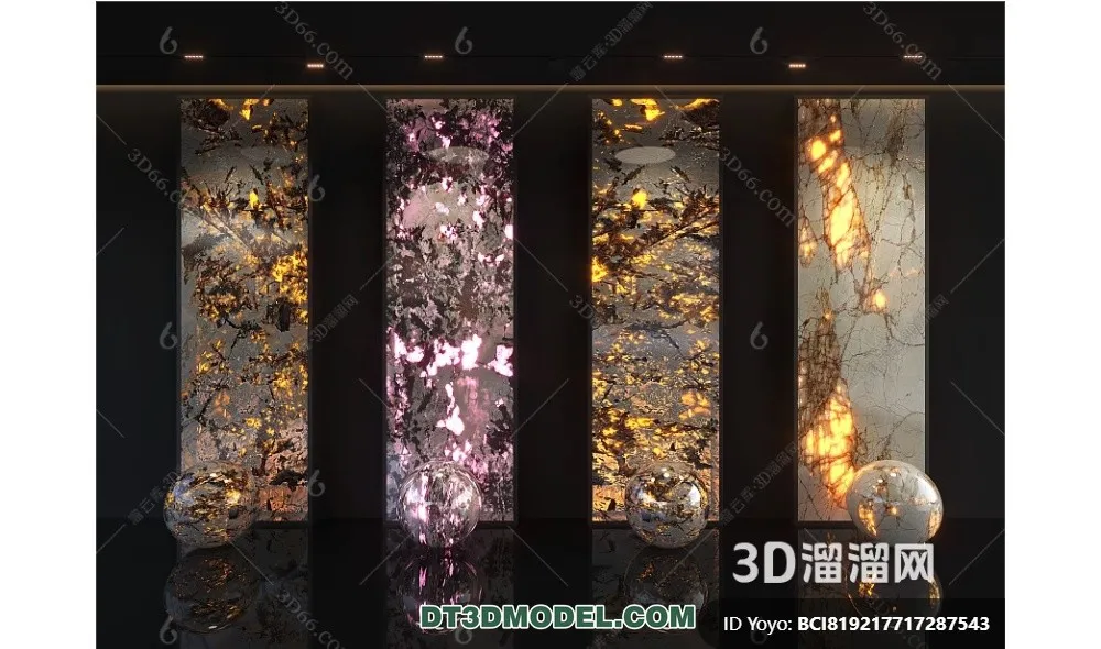 Stone for Interior Decoration - 3DS Max Models - 027