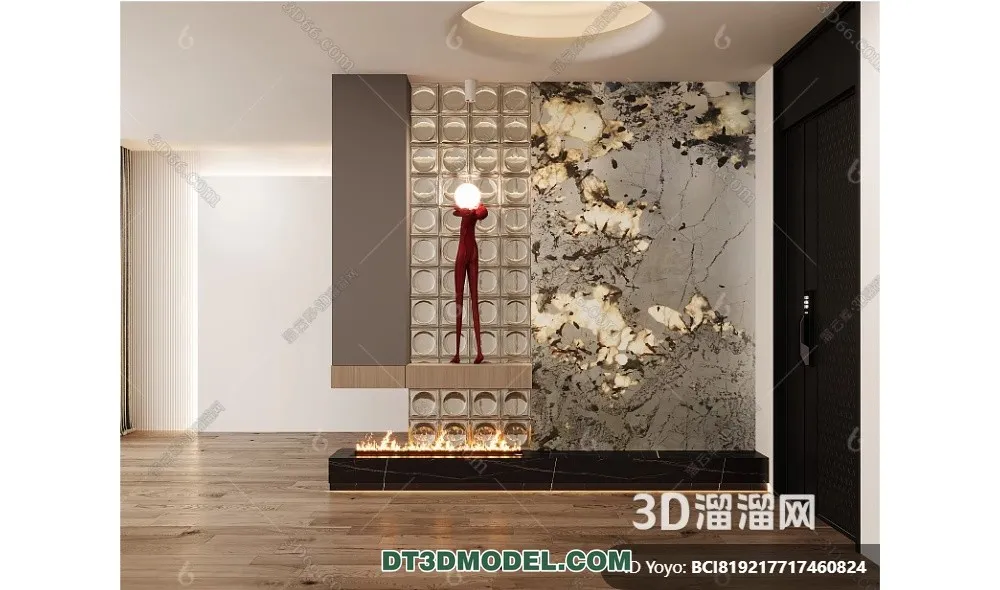 Stone for Interior Decoration - 3DS Max Models - 028