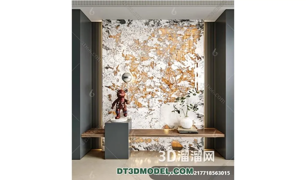 Stone for Interior Decoration - 3DS Max Models - 031