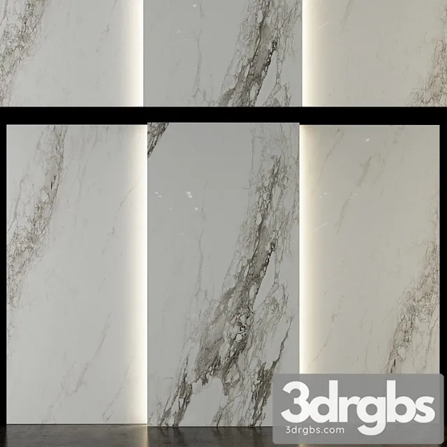 Stone marble set 94 3D Model Free