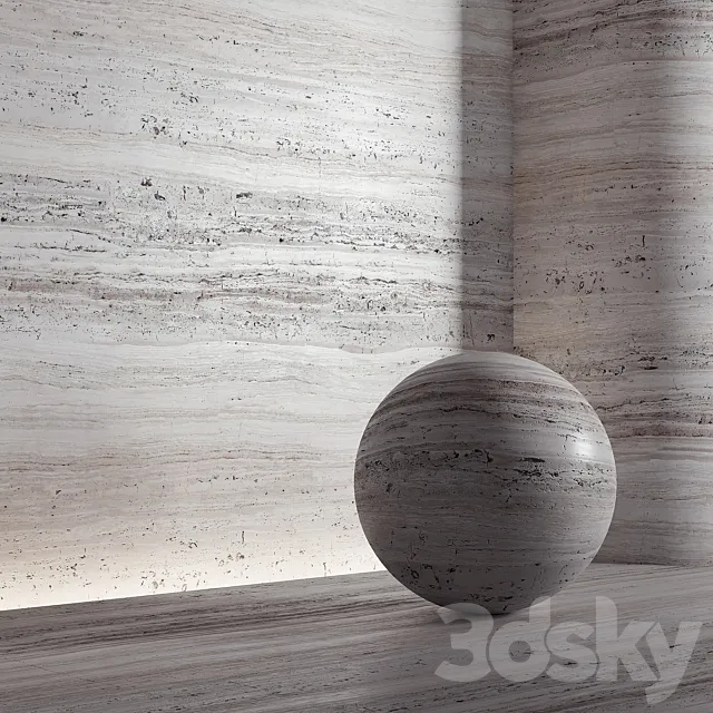 Stone material. travertine. 21. pbr. seamless Free Download