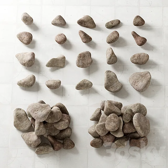 Stone river 3D Model