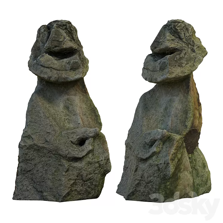 stone sculpture 3D Model Free