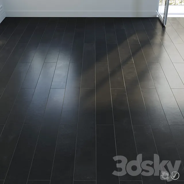Stone set 01 _ Natural Basalt Tiles 3DModel