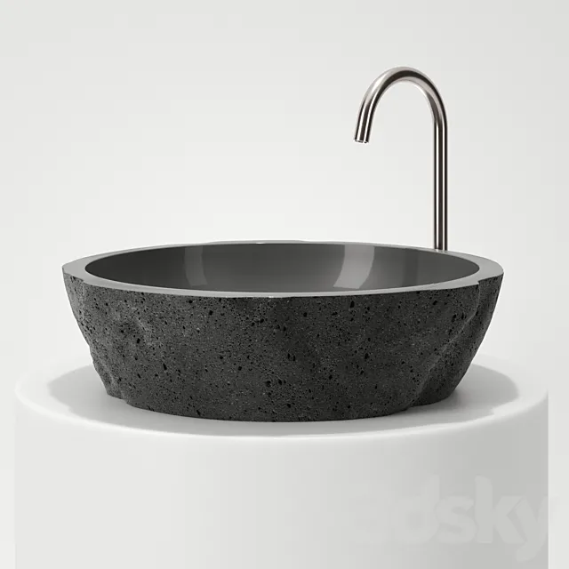 Stone sink 7 3D Model