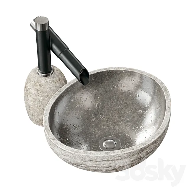 Stone sink _ Stone sink 3DModel