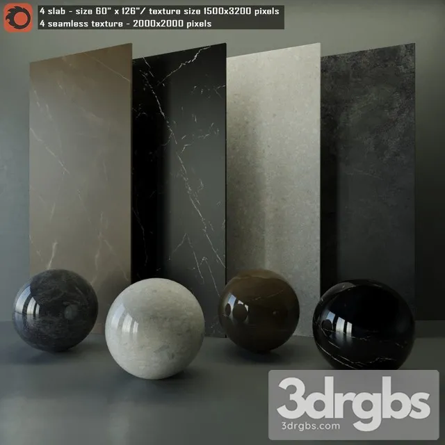 Stone Slab Seamless Texture Set 78 3D Model Free