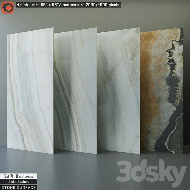 Stone slab Set 71 Free Download
