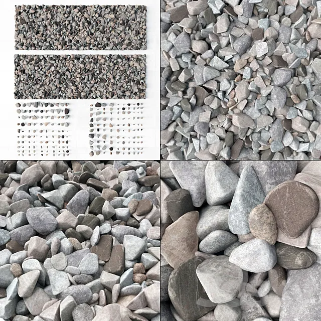 Stone splinter kit n3 3D Model