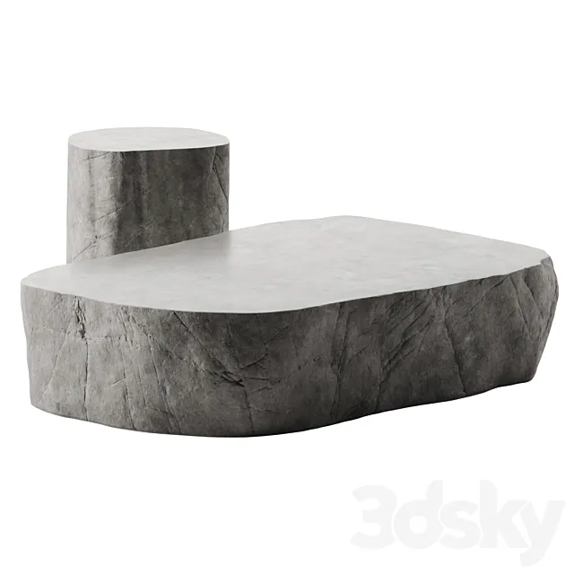 Stone table 1 3DModel