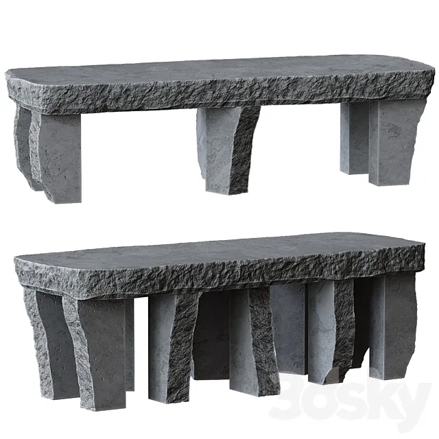 stone table 3D Model