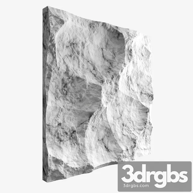 Stone wall 24 3D Model Free