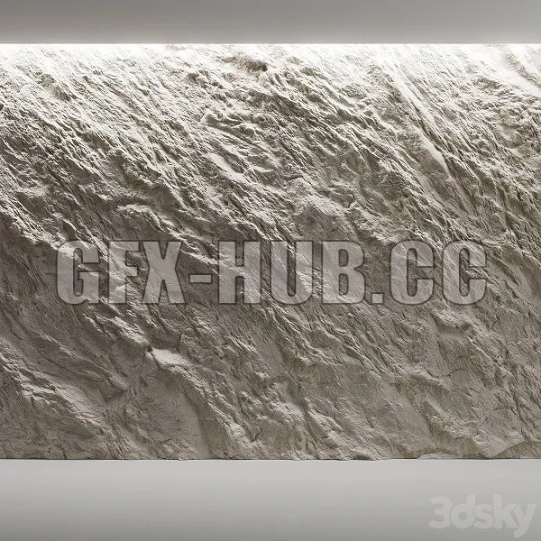 Stone Wall 5A 3D Model