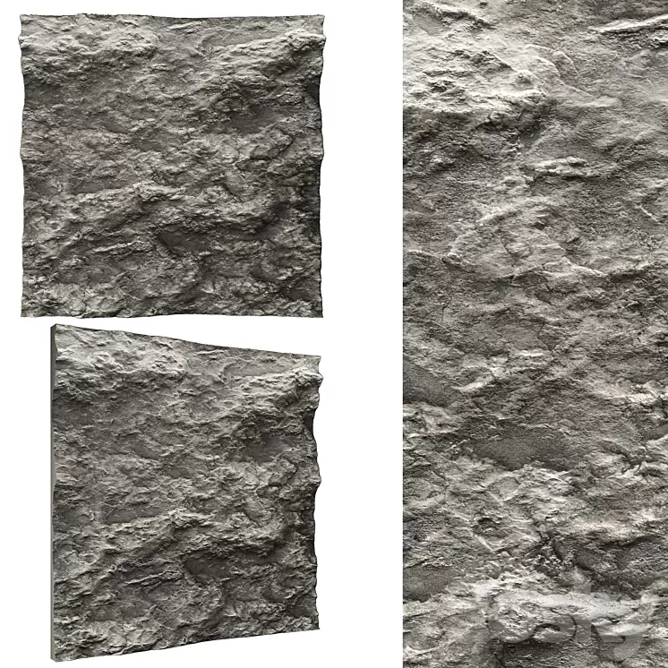 Stone wall No. 3 3D Model