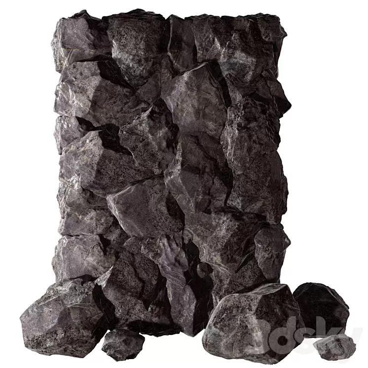 stone walls 3D Model