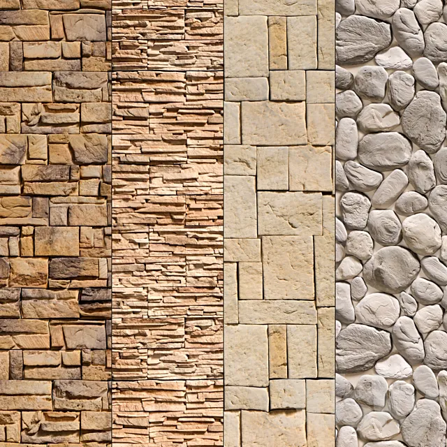 Stone Walls set 9 Free Download