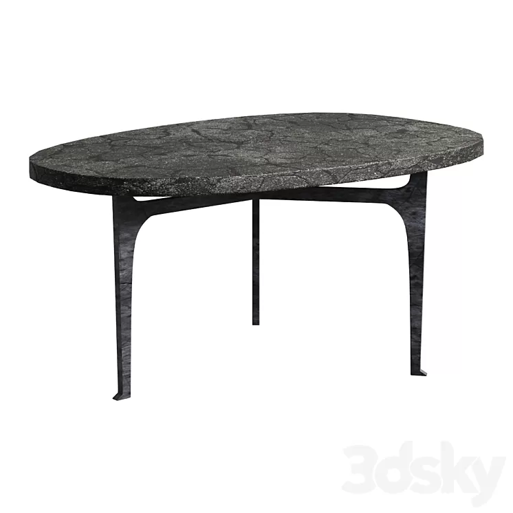 Stonehenge coffee table with stone top Coffee table coffee table 3D Model Free