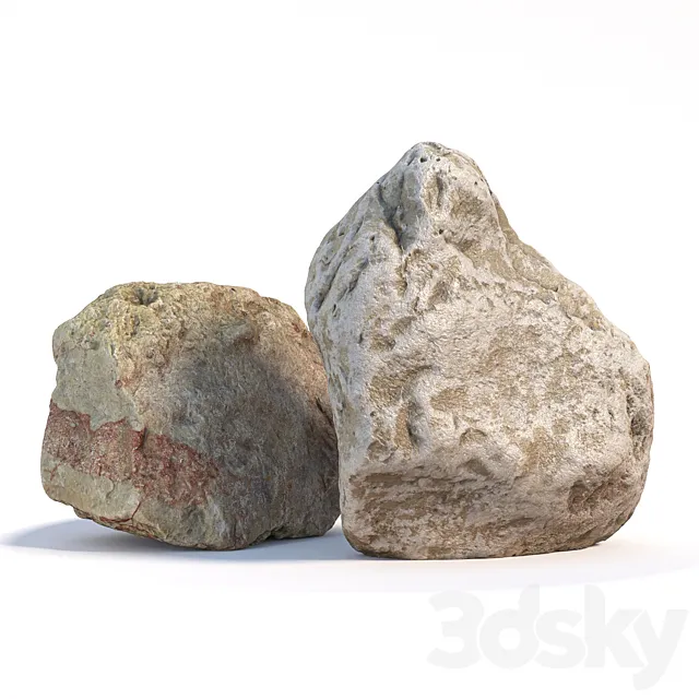 Stones 135 3D Model