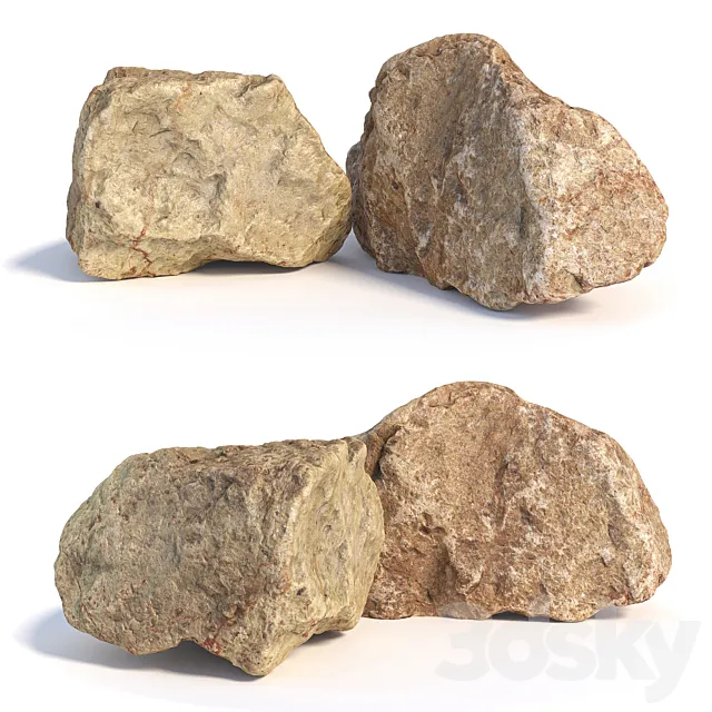 Stones 136 3D Model