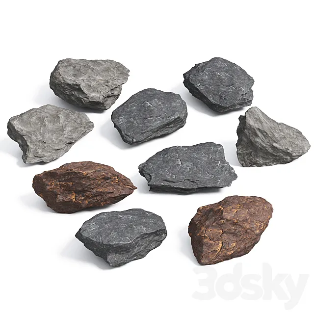 Stones 3D Model