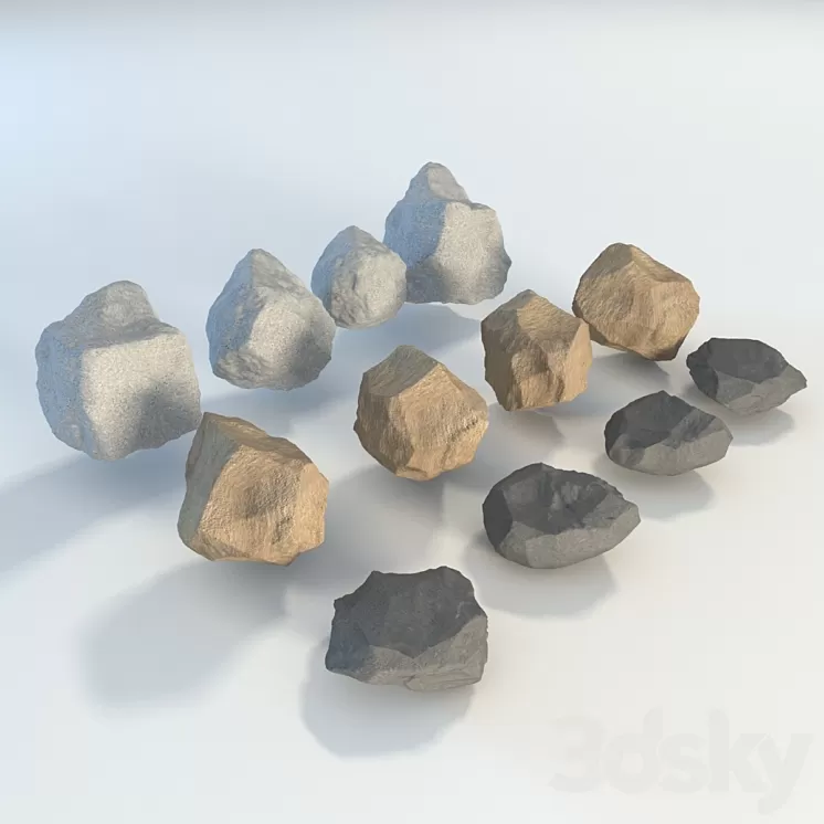 Stones 3D Model