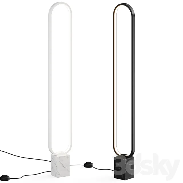 Stones Naos LED Floor Lamp 3D Model