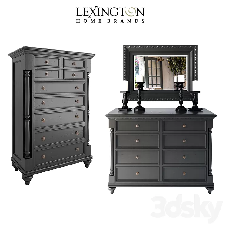 STONY POINT CHEST and DRESSER 3D Model Free