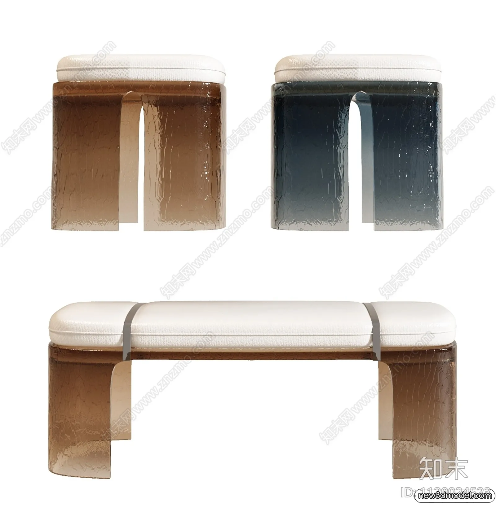 Stool - Bar Chair - 3D Models - 3D Furniture Models for Interior - 015
