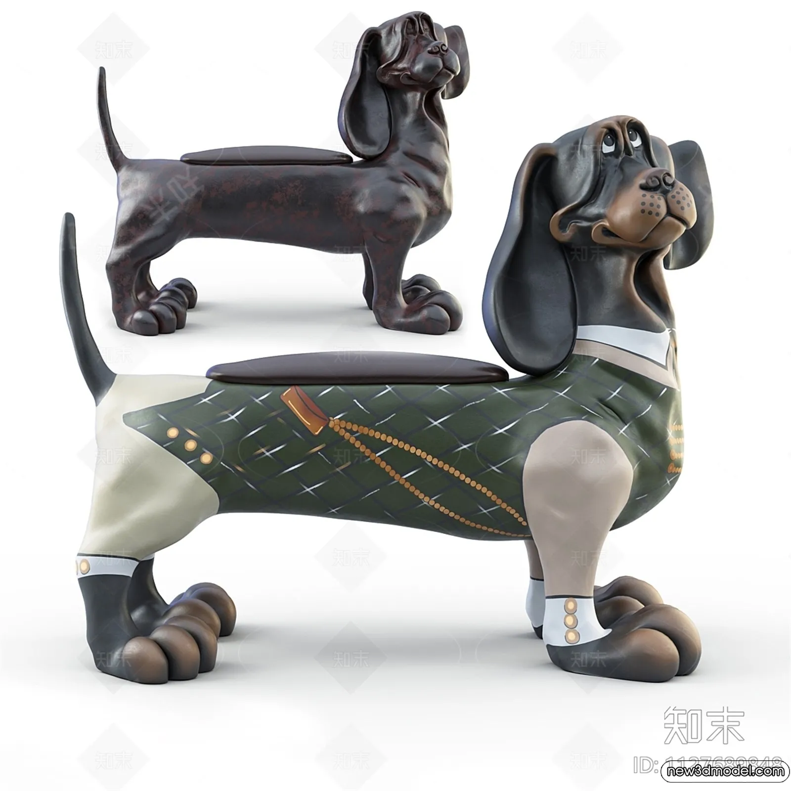 Stool - Bar Chair - 3D Models - 3D Furniture Models for Interior - 018