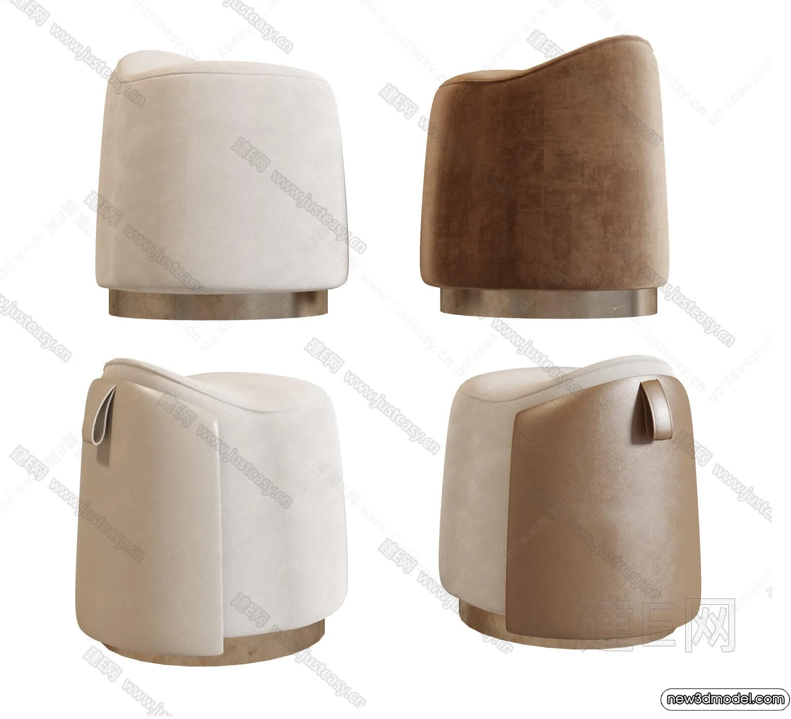 Stool - Bar Chair - 3D Models - 3D Furniture Models for Interior - 021