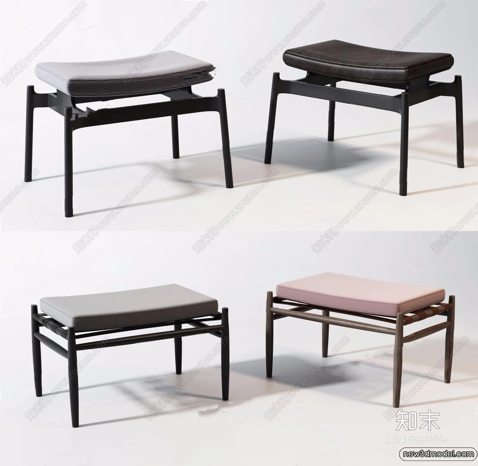Stool - Bar Chair - 3D Models - 3D Furniture Models for Interior - 036