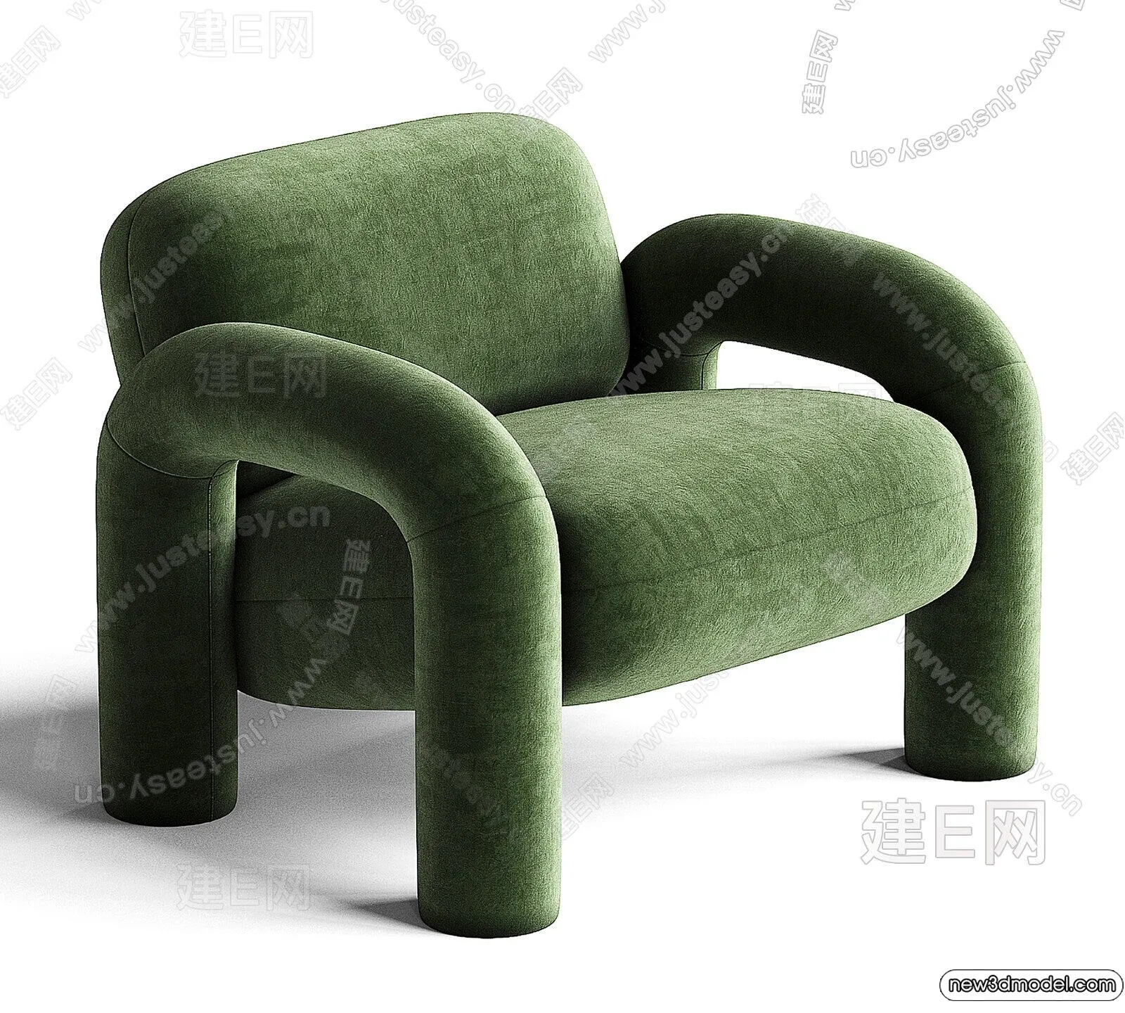 Stool - Bar Chair - 3D Models - 3D Furniture Models for Interior - 049