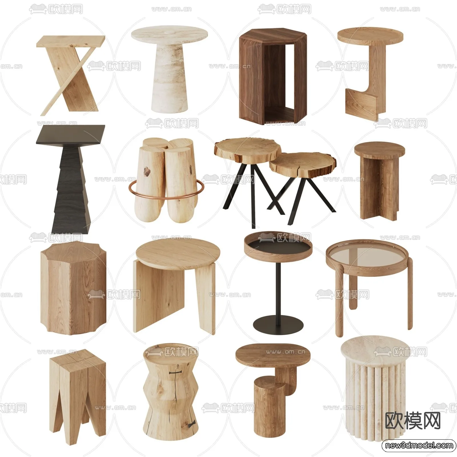 Stool - Bar Chair - 3D Models - 3D Furniture Models for Interior - 053
