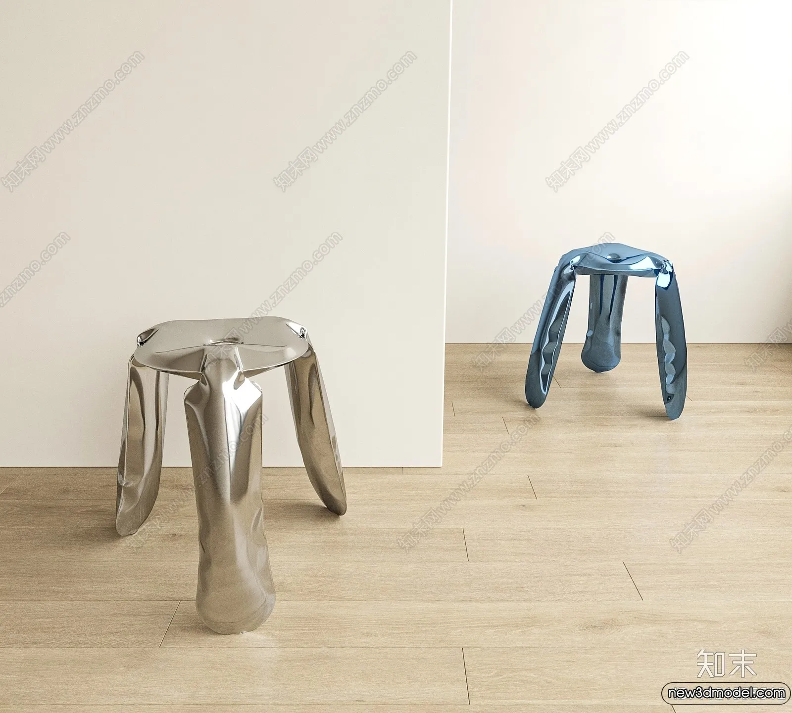 Stool - Bar Chair - 3D Models - 3D Furniture Models for Interior - 068