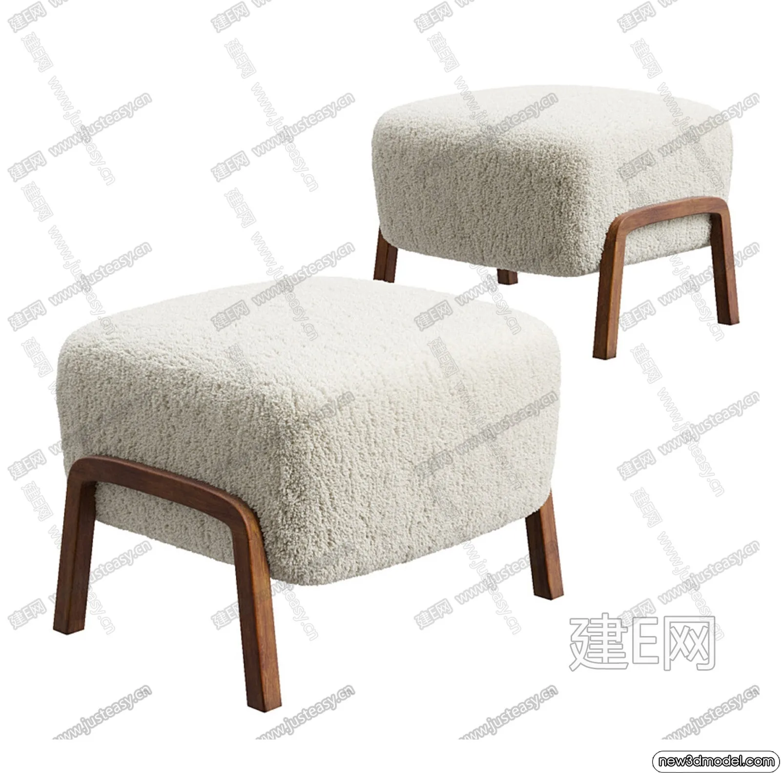 Stool - Bar Chair - 3D Models - 3D Furniture Models for Interior - 072