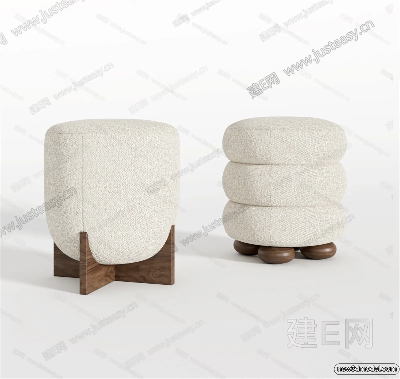 Stool - Bar Chair - 3D Models - 3D Furniture Models for Interior - 082