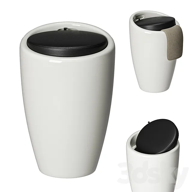 Stool GADEBY Jysk 3D Model