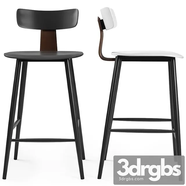 Stool Group Semi Bar Chair ANT 3D Model Free