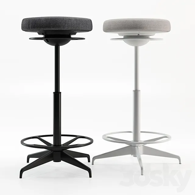 Stool Lidkullen 3D Model