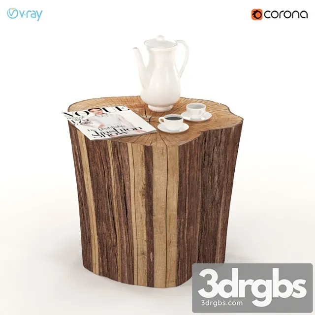 Stool table. 2 3D Model Free